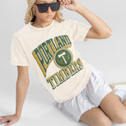 PORTLAND TIMBERS VICTORY PRIME CLASSIC FIT COTTON BLEND CREWNECK TEE