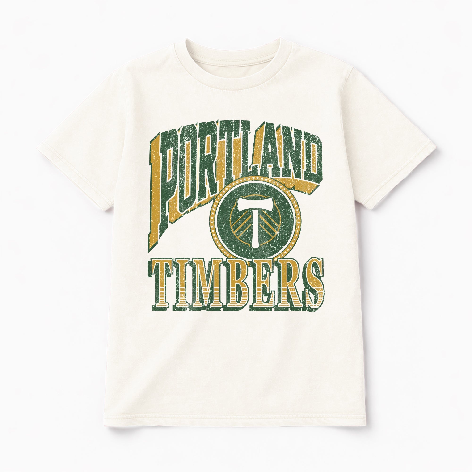 PORTLAND TIMBERS VICTORY PRIME CLASSIC FIT COTTON BLEND CREWNECK TEE