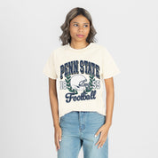 PENN STATE NITTANY LIONS RAISED ON VICTORY CLASSIC FIT COTTON BLEND CREWNECK TEE