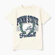 PENN STATE NITTANY LIONS RAISED ON VICTORY CLASSIC FIT COTTON BLEND CREWNECK TEE