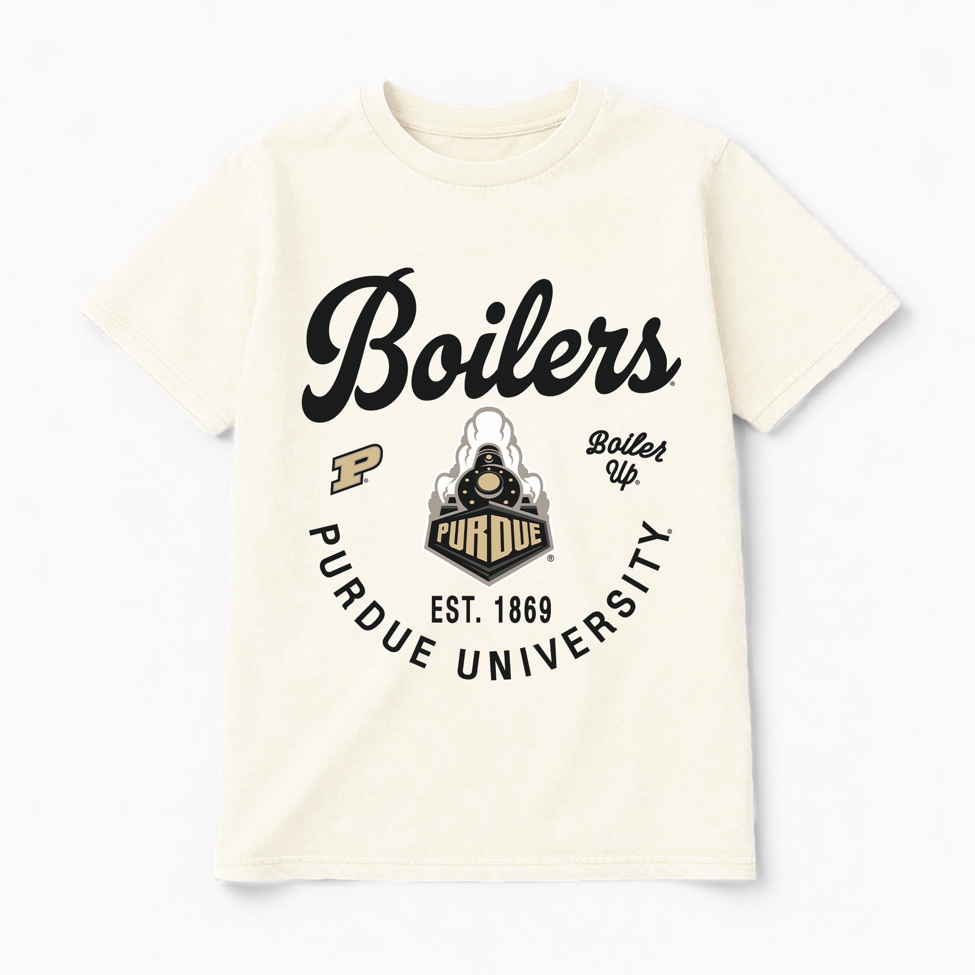 PURDUE BOILERMAKERS YOU KNOW OUR NAME CLASSIC FIT COTTON BLEND CREWNECK TEE
