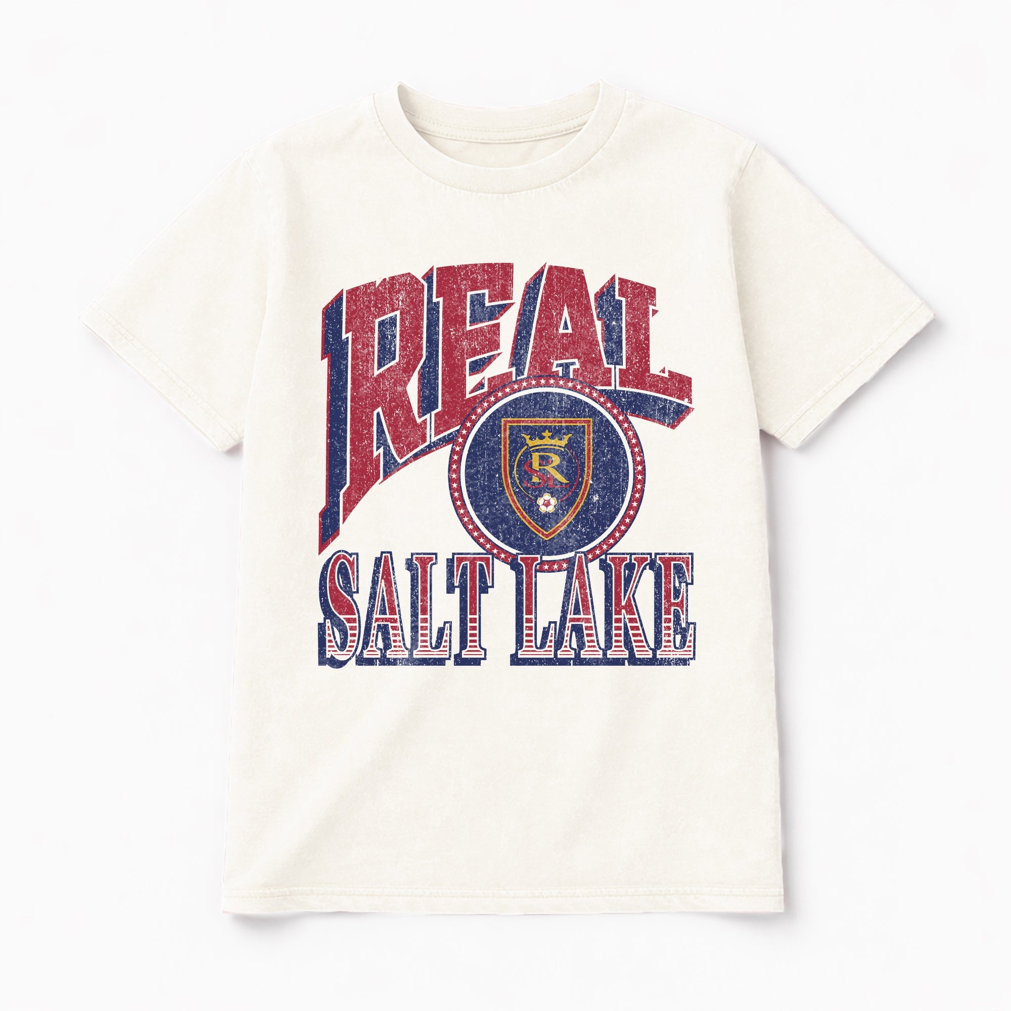 REAL SALT LAKE VICTORY PRIME CLASSIC FIT COTTON BLEND CREWNECK TEE
