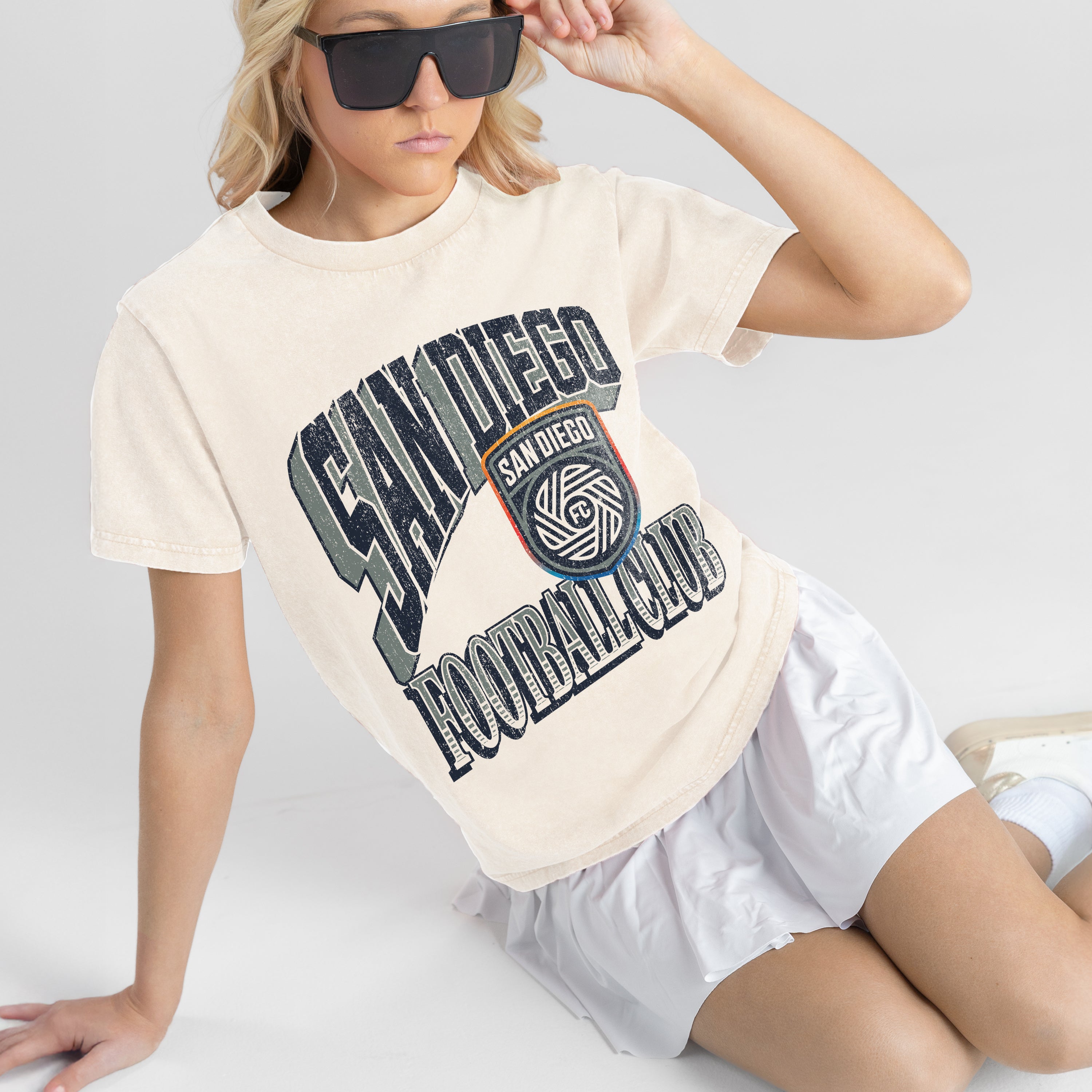 SAN DIEGO FC VICTORY PRIME CLASSIC FIT COTTON BLEND CREWNECK TEE
