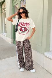 SAN FRANCISCO 49ERS YOU KNOW OUR NAME CLASSIC FIT COTTON BLEND CREWNECK TEE