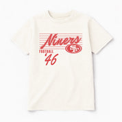 SAN FRANCISCO 49ERS OLD SCHOOL CLASSIC FIT COTTON BLEND CREWNECK TEE