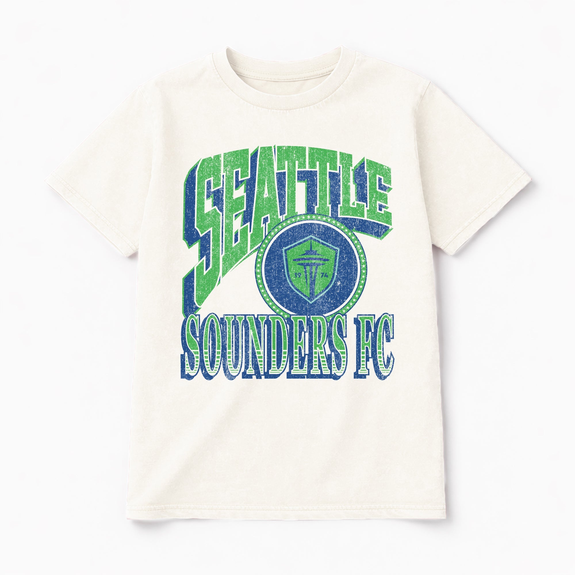 SEATTLE SOUNDERS FC VICTORY PRIME CLASSIC FIT COTTON BLEND CREWNECK TEE