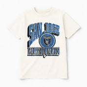 SAN JOSE EARTHQUAKES VICTORY PRIME CLASSIC FIT COTTON BLEND CREWNECK TEE