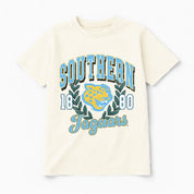 SOUTHERN JAGUARS RAISED ON VICTORY CLASSIC FIT COTTON BLEND CREWNECK TEE