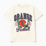 SYRACUSE ORANGE RAISED ON VICTORY CLASSIC FIT COTTON BLEND CREWNECK TEE