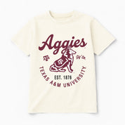 TEXAS A&M AGGIES YOU KNOW OUR NAME CLASSIC FIT COTTON BLEND CREWNECK TEE