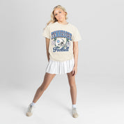 TENNESSEE TITANS RAISED ON VICTORY CLASSIC FIT COTTON BLEND CREWNECK TEE