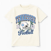 TENNESSEE TITANS RAISED ON VICTORY CLASSIC FIT COTTON BLEND CREWNECK TEE