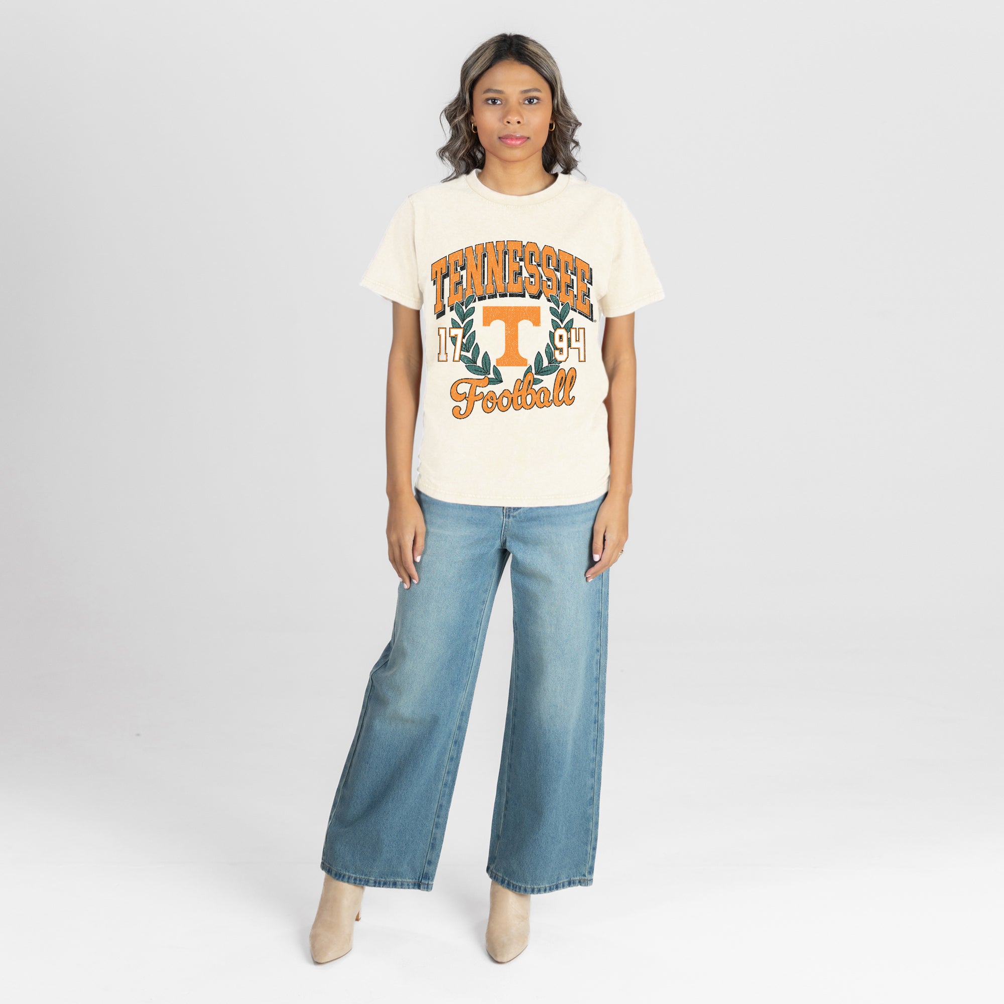 TENNESSEE VOLUNTEERS RAISED ON VICTORY CLASSIC FIT COTTON BLEND CREWNECK TEE