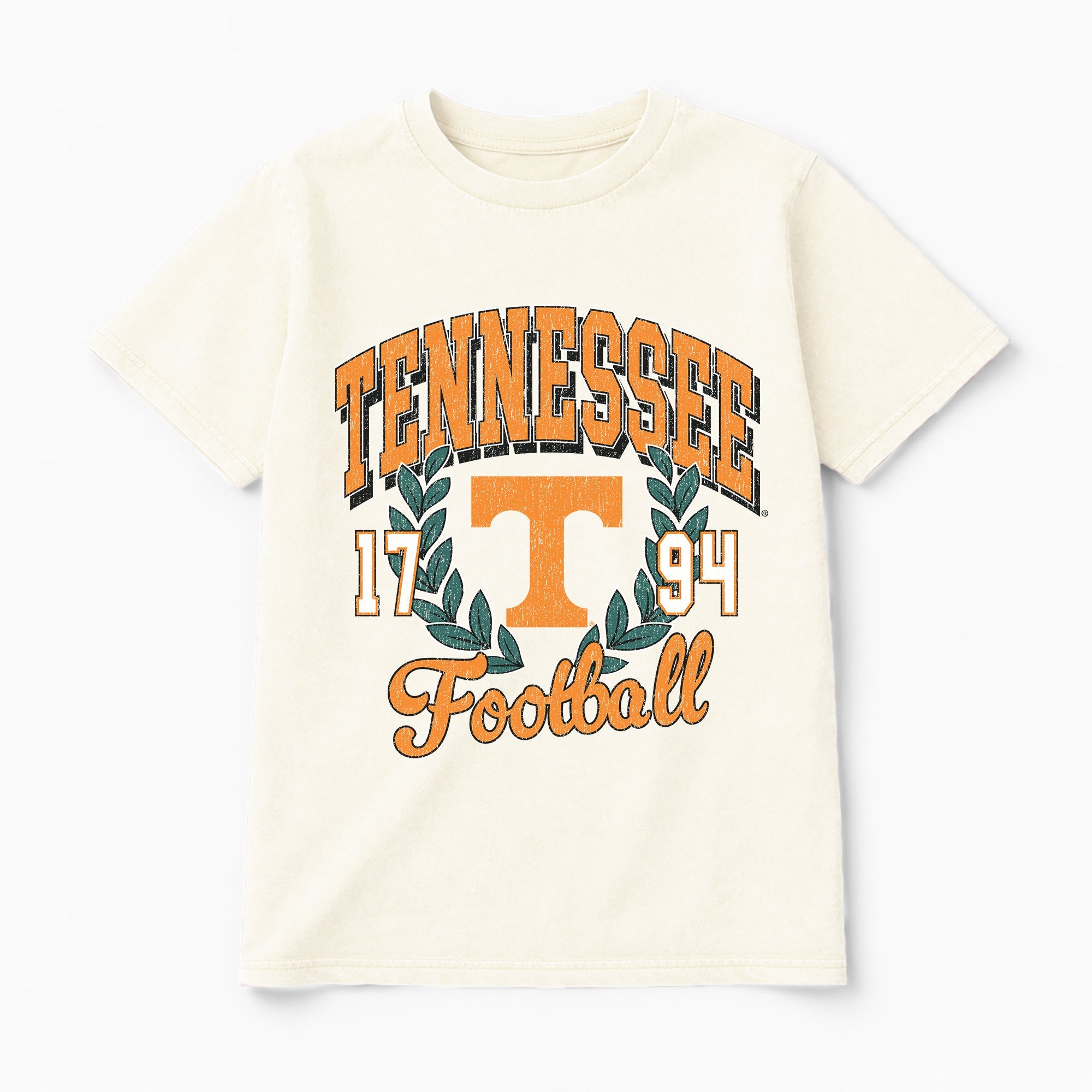 TENNESSEE VOLUNTEERS RAISED ON VICTORY CLASSIC FIT COTTON BLEND CREWNECK TEE