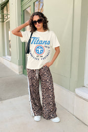 TENNESSEE TITANS YOU KNOW OUR NAME CLASSIC FIT COTTON BLEND CREWNECK TEE