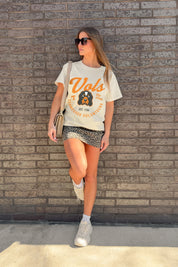 TENNESSEE VOLUNTEERS YOU KNOW OUR NAME CLASSIC FIT COTTON BLEND CREWNECK TEE