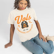 TENNESSEE VOLUNTEERS YOU KNOW OUR NAME CLASSIC FIT COTTON BLEND CREWNECK TEE
