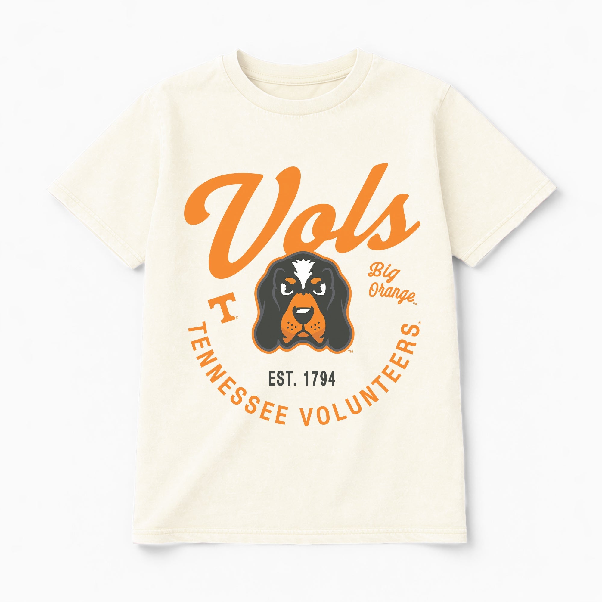 TENNESSEE VOLUNTEERS YOU KNOW OUR NAME CLASSIC FIT COTTON BLEND CREWNECK TEE