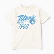 TENNESSEE TITANS OLD SCHOOL CLASSIC FIT COTTON BLEND CREWNECK TEE