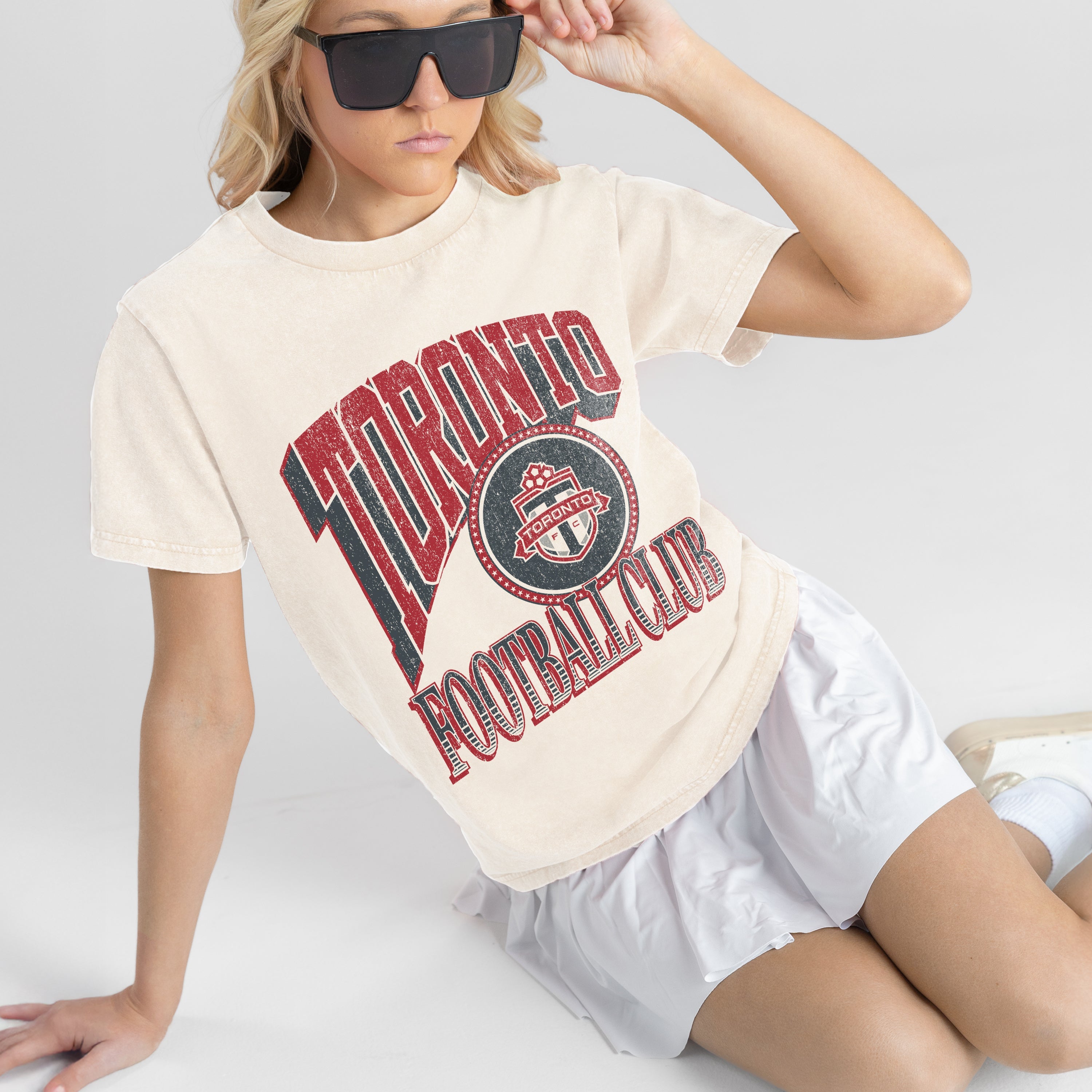 TORONTO FC VICTORY PRIME CLASSIC FIT COTTON BLEND CREWNECK TEE