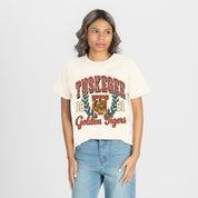 TUSKEGEE GOLDEN TIGERS RAISED ON VICTORY CLASSIC FIT COTTON BLEND CREWNECK TEE