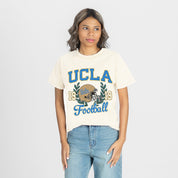 UCLA BRUINS RAISED ON VICTORY CLASSIC FIT COTTON BLEND CREWNECK TEE