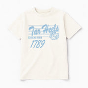 NORTH CAROLINA TAR HEELS OLD SCHOOL CLASSIC FIT COTTON BLEND CREWNECK TEE