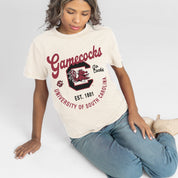 SOUTH CAROLINA GAMECOCKS YOU KNOW OUR NAME CLASSIC FIT COTTON BLEND CREWNECK TEE
