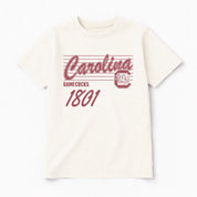SOUTH CAROLINA GAMECOCKS OLD SCHOOL CLASSIC FIT COTTON BLEND CREWNECK TEE