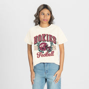 VIRGINIA TECH HOKIES RAISED ON VICTORY CLASSIC FIT COTTON BLEND CREWNECK TEE