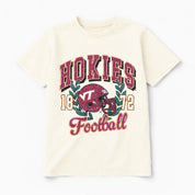 VIRGINIA TECH HOKIES RAISED ON VICTORY CLASSIC FIT COTTON BLEND CREWNECK TEE
