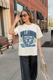 VILLANOVA WILDCATS RAISED ON VICTORY CLASSIC FIT COTTON BLEND CREWNECK TEE