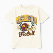 WASHINGTON COMMANDERS RAISED ON VICTORY CLASSIC FIT COTTON BLEND CREWNECK TEE