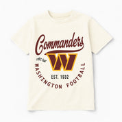 WASHINGTON COMMANDERS YOU KNOW OUR NAME CLASSIC FIT COTTON BLEND CREWNECK TEE