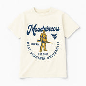 WEST VIRGINIA MOUNTAINEERS YOU KNOW OUR NAME CLASSIC FIT COTTON BLEND CREWNECK TEE