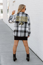 COLORADO BUFFALOES MAD FOR PLAID JENKINS PLAID OVERSHIRT