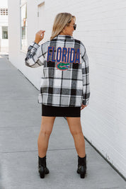 FLORIDA GATORS MAD FOR PLAID JENKINS PLAID OVERSHIRT
