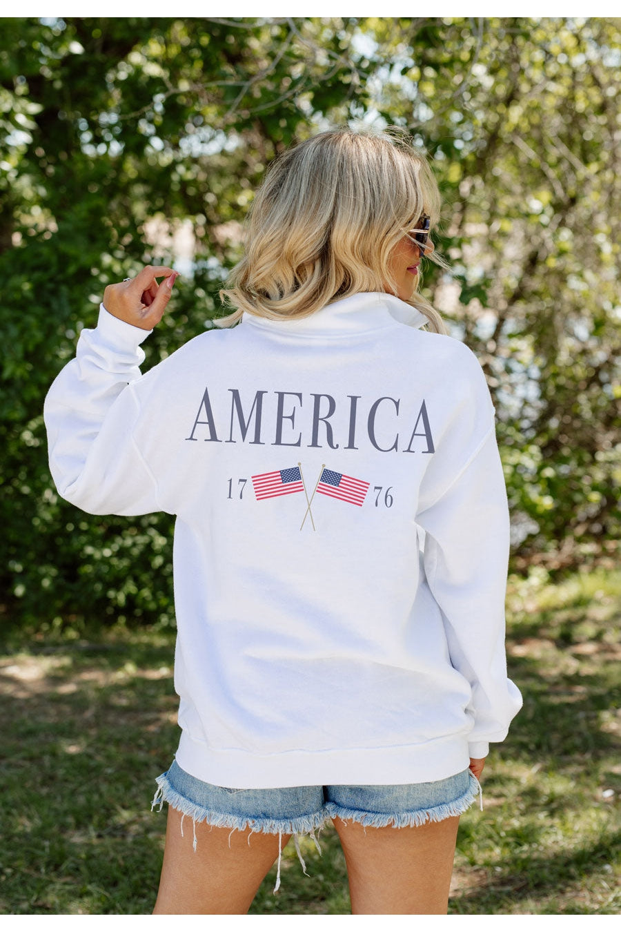 AMERICAN CLASSIC ELITE STANDARD FIT QUARTER ZIP PULLOVER