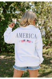 AMERICAN CLASSIC ELITE STANDARD FIT QUARTER ZIP PULLOVER