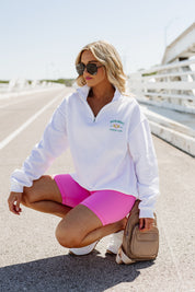 PICKLEBALL LIFE ELITE STANDARD FIT QUARTER ZIP PULLOVER