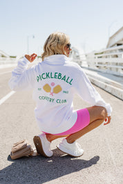 PICKLEBALL LIFE ELITE STANDARD FIT QUARTER ZIP PULLOVER