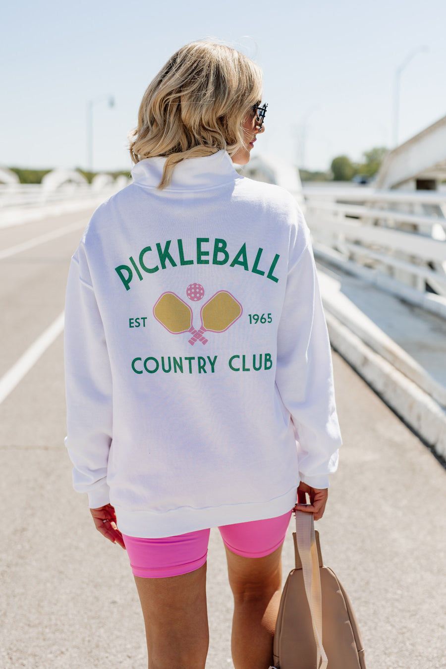 PICKLEBALL LIFE ELITE STANDARD FIT QUARTER ZIP PULLOVER