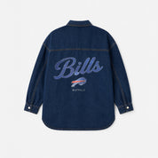 BUFFALO BILLS SHINE TIME OVERSIZED DENIM JACKET