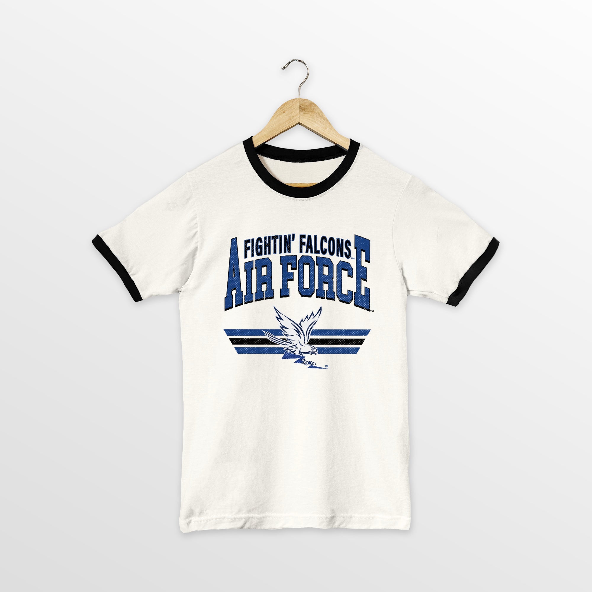 AIR FORCE FALCONS SWIFT STRIKE VINTAGE RINGER TEE
