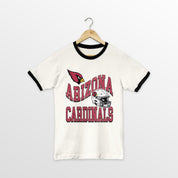 ARIZONA CARDINALS HARD EARNED VINTAGE RINGER TEE