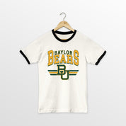 BAYLOR BEARS SWIFT STRIKE VINTAGE RINGER TEE