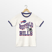 BUFFALO BILLS HARD EARNED VINTAGE RINGER TEE