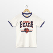 CHICAGO BEARS SWIFT STRIKE VINTAGE RINGER TEE