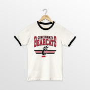 CINCINNATI BEARCATS SWIFT STRIKE VINTAGE RINGER TEE