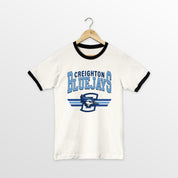 CREIGHTON BLUEJAYS SWIFT STRIKE VINTAGE RINGER TEE